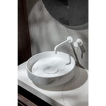 Раковина накладная Boheme Sole 801-CLCT, Corian 400*130 Calacatta