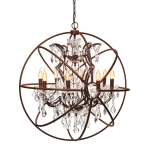 Подвесная люстра Loft It FOUCAULTS ORB CRYSTAL LOFT1897/8