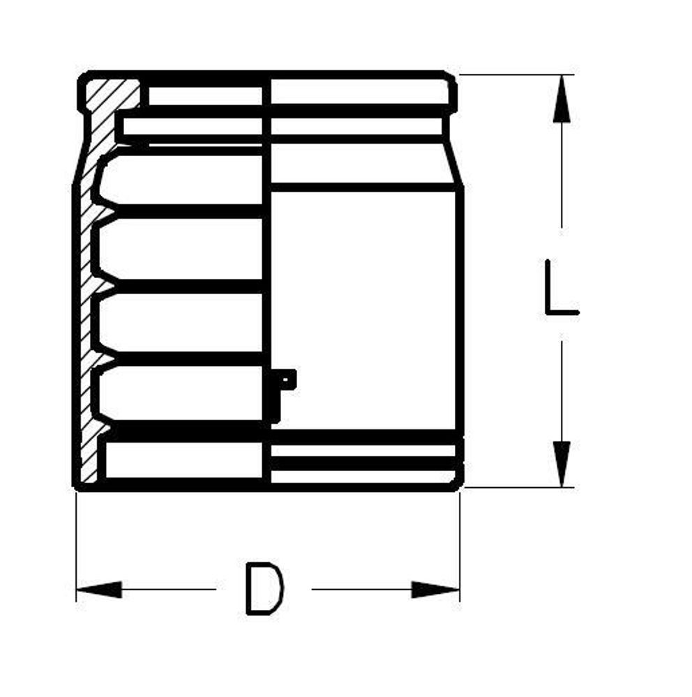 Муфта DN 25 2SN (без зачистки)