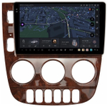 Магнитола для Mercedes-Benz ML (W163) 2001-2005 (климат, орех) - Carmedia SF-9119 QLed+2K, Android 13, UIS7870 (DUDU7), CarPlay, SIM-слот