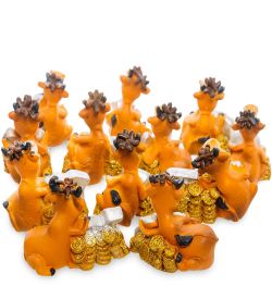 AF-1003 Набор фигурок «Бык» 5 см (в асс. 12шт)