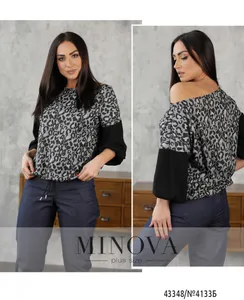 Кофточка 4133Б-серый Minova