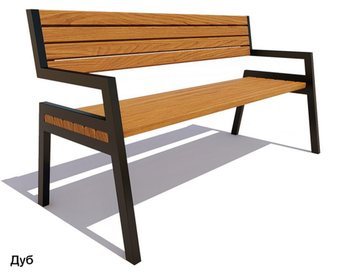 Скамейка уличная Дубна, Сосна