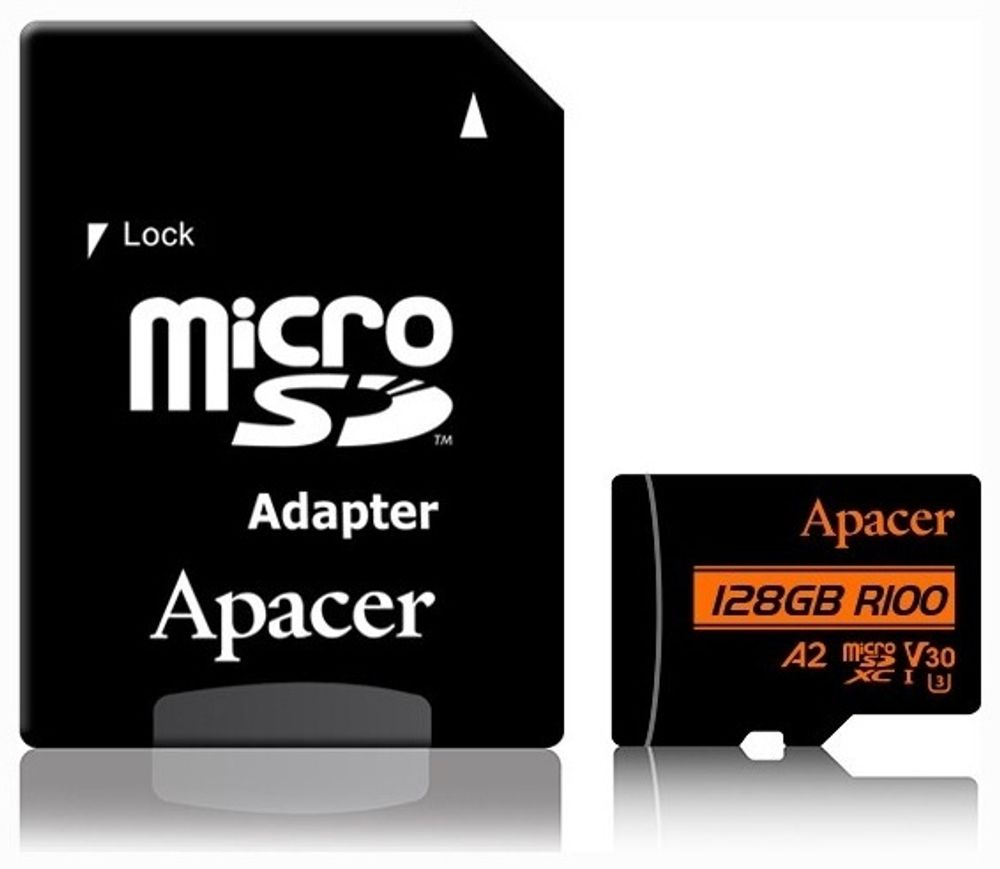 Карта памяти Apacer AP128GMCSX10U8-R 128 Гб
