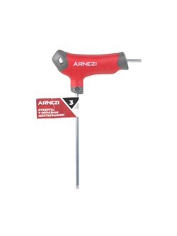 Ключ (отвертка) Т-образный шестигранный HEX 3мм ARNEZI R2060004