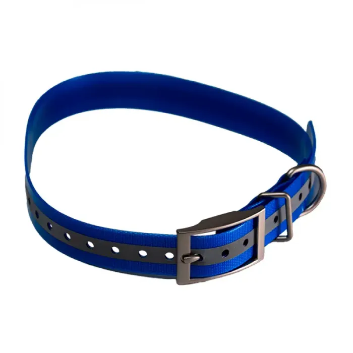 Светоотражающая синяя шлейка для GPS-ошейника ARTELV COLLAR