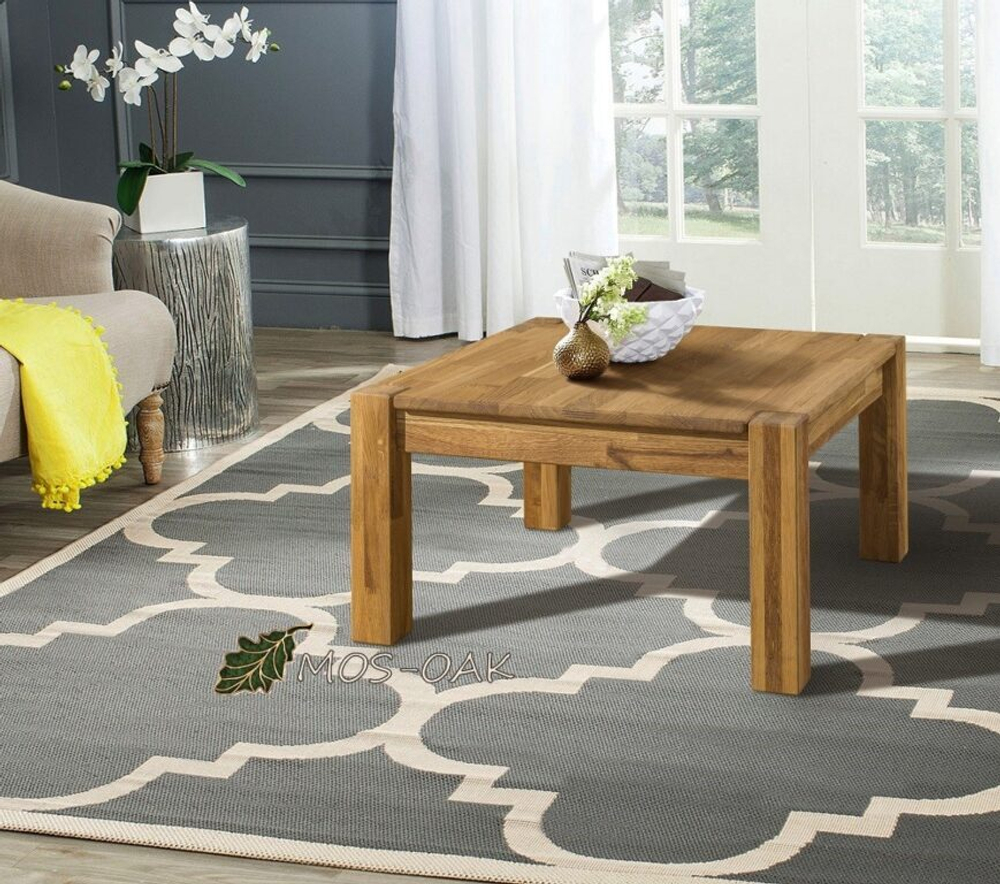 Стол журнальный из массива дуба Клермон-01