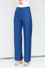 3807 Брюки женские (синий джинс)