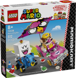 Конструктор Лего Супер Марио Mario Kart Варио и Король Бу 72038 | LEGO Super Mario Kart Wario & King Boo  512 деталей 8+