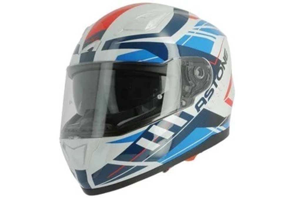 Шлем GT900 STREET BLANC/BLEU/ROUGE