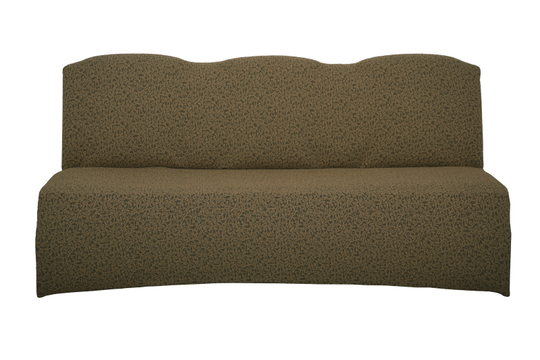 Чехол на трехместный диван без подлокотников Жаккард, цвет Какао