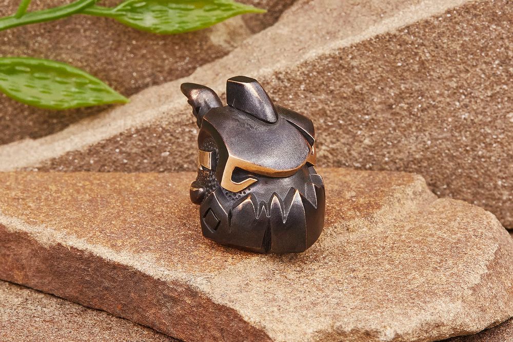 Бусина для темляка Пиранька (бронза) от мастерской Братьев Пешковых