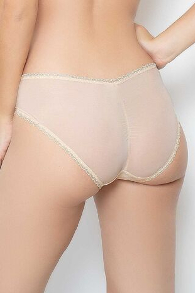 Трусы-шорты Aurore с красивой вышивкой (Размер: 44) (Цвет: бежевый)