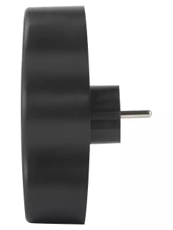 Разветвитель электрический ЭРА SPx-3e-B на 3 розетки с заземлением 16А черный