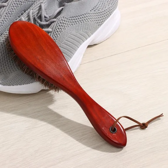 Щётка для одежды и обуви, 22,5×5,4 см, натуральный ворс, цвет МИКС