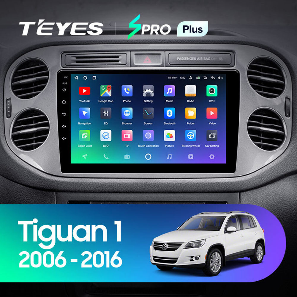 Teyes SPRO Plus 9"для Volkswagen Tiguan 1 2006-2016