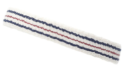 Повязка на голову теннисная Fila Rune Headband - gardenia/chinese red/peacoat blue