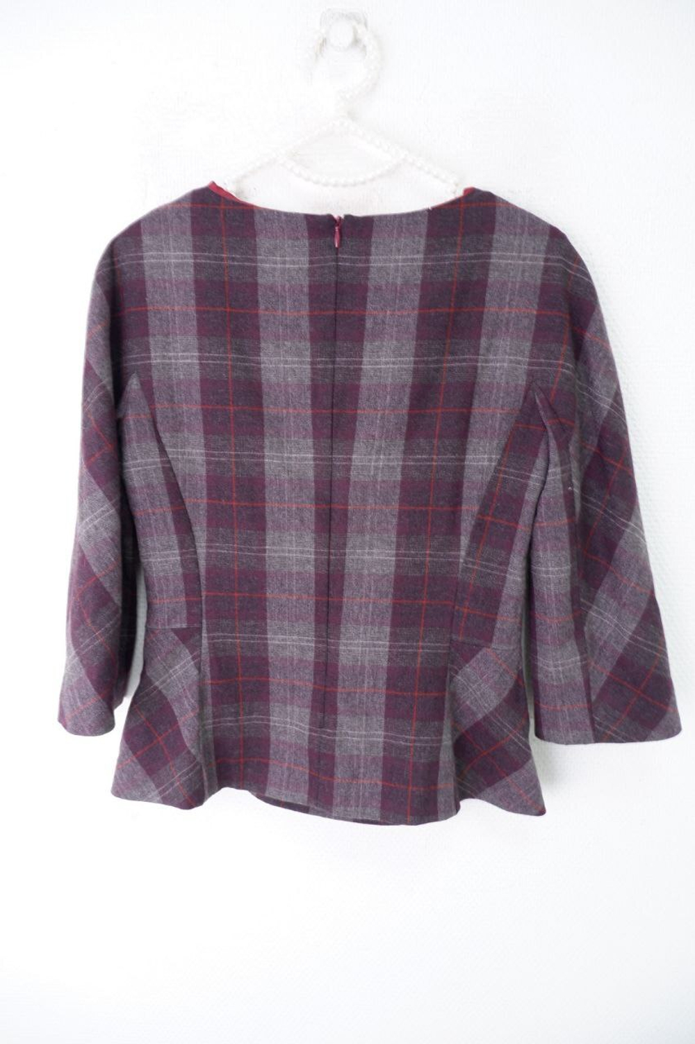 Блузка в клетку 44 размер
