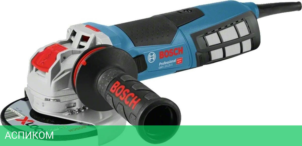 Угловая шлифмашина Bosch GWX 19-125 S Professional (0.601.7C8.002)