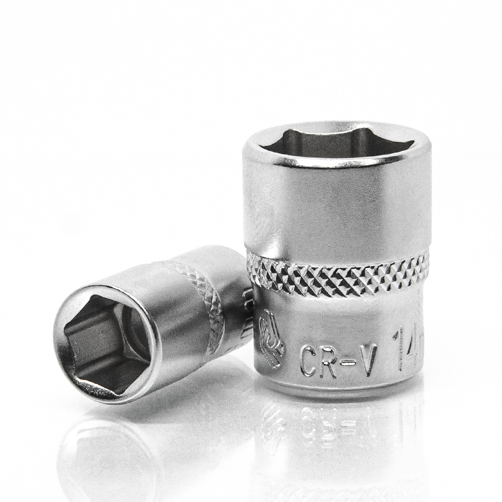 Торцевая головка короткая 1/4", 12 мм, СТАНКОИМПОРТ, CS-14.10.12