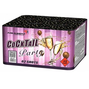 Батарея салютов COCKTAIL PARTY (62/0,8; 1; 1,2) MC161