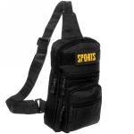 Сумка мужская «Cross Body», 4 кармана, цвет черный, 28*17*6см