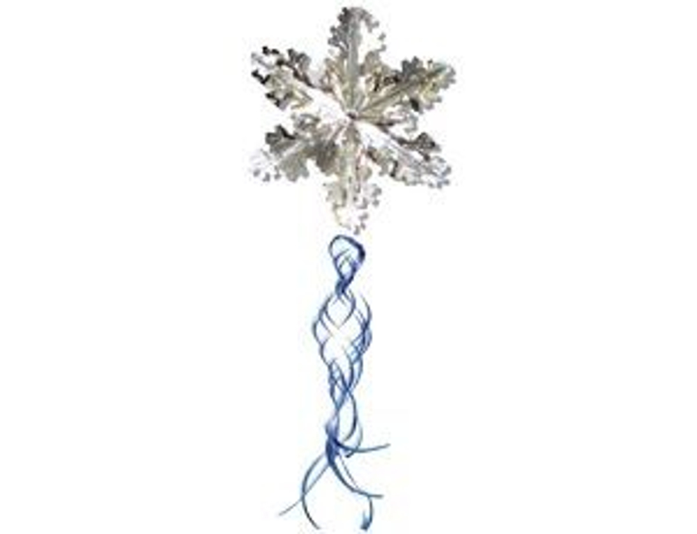 Снежинка резная со спиралью 60см/G