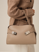Кожаная сумка Helen DBR 31425 бежевое латте