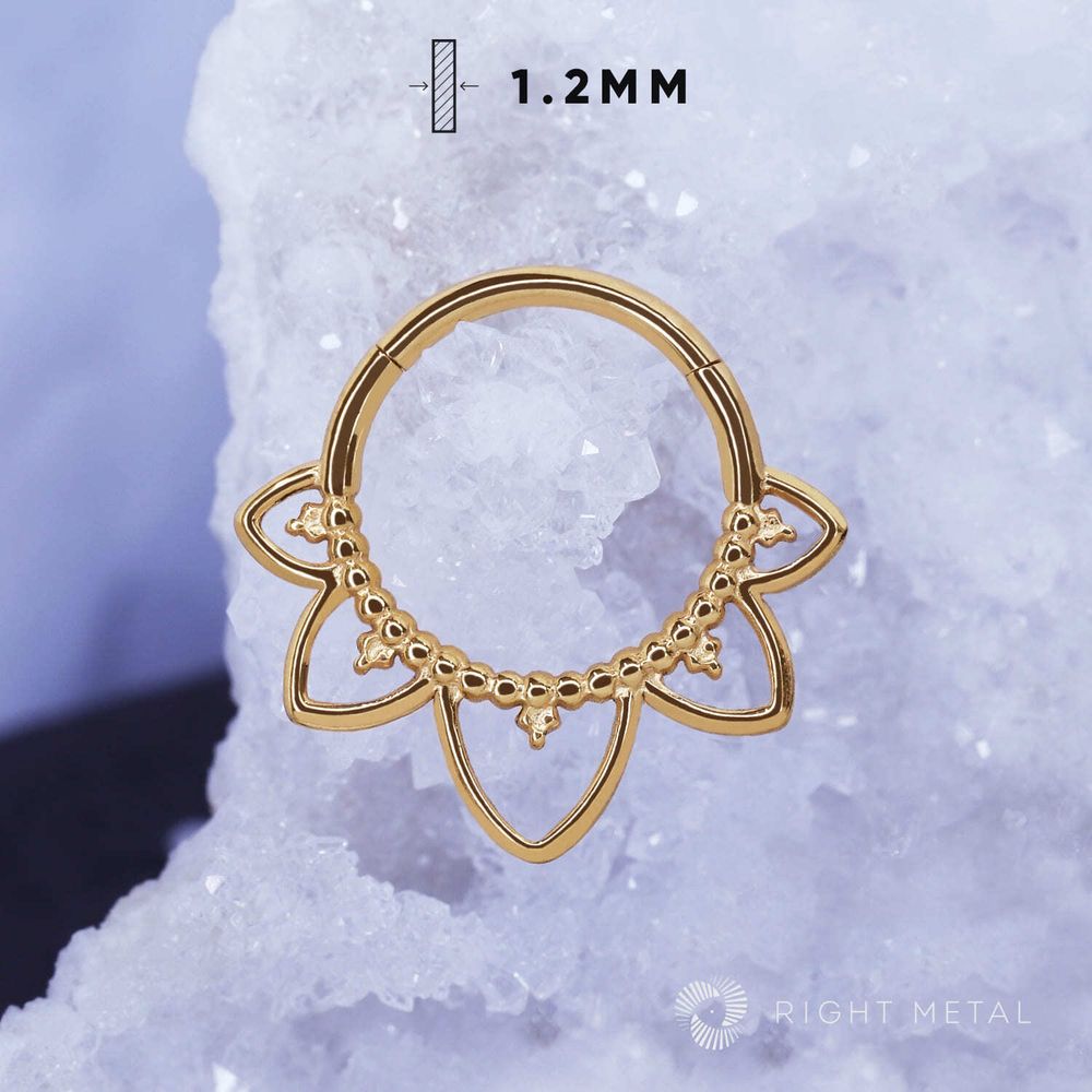 Кликер Lyra PVD Yellow 1.2мм