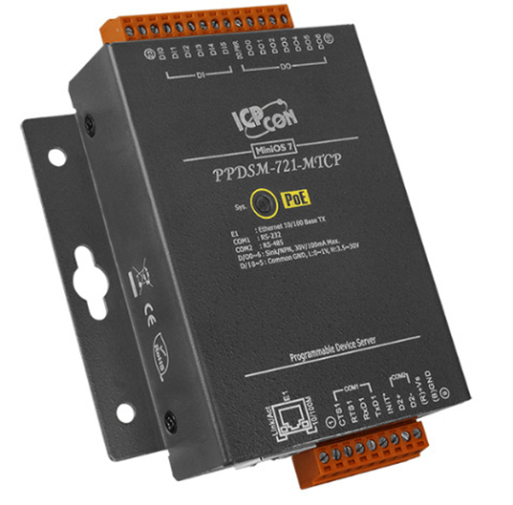 Преобразователь ICP DAS PPDSM-721-MTCP CR