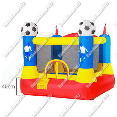 Коммерческий надувной батут "Весёлый футболист"  2.3*2.2*1.9 м