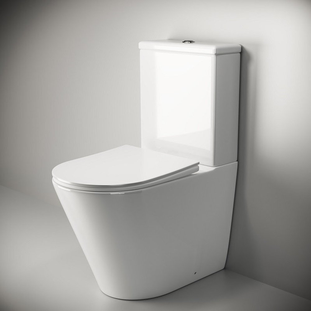 Унитаз-компакт Ceramica Nova HighLight Rimless CN1802 крышка микролифт безободковый