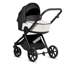 Коляска 3 в 1 Tutis Mio 3+ Leather Silver Grey
