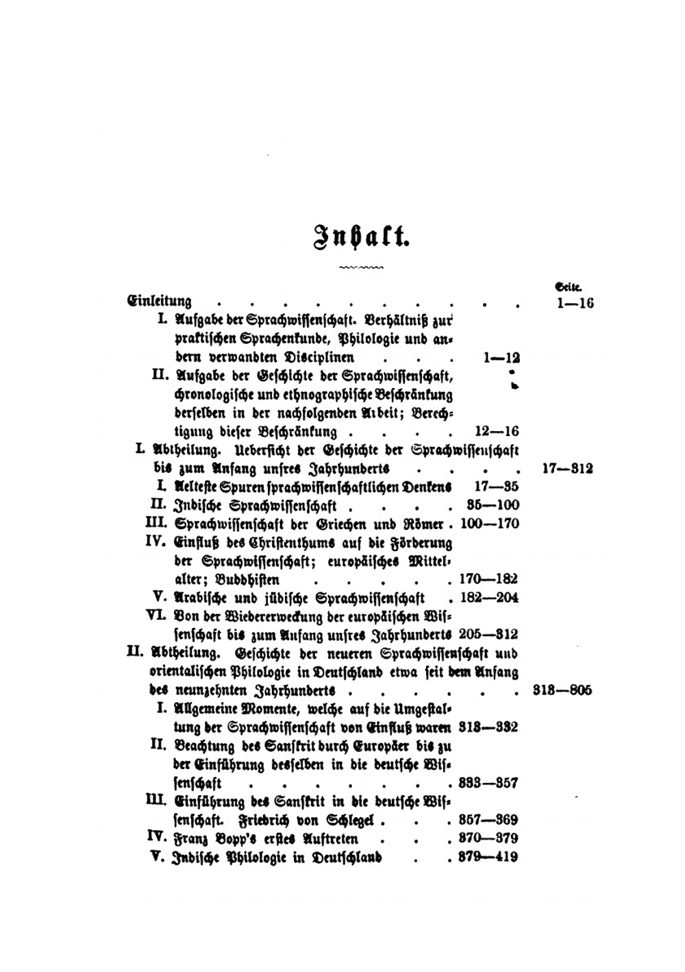 Geschichte Der Sprachwissenschaft. Und Orientalischen Philologie in Deutschland Seit Dem Anfange Des 19. Jahrhunderts | Th.Benfey