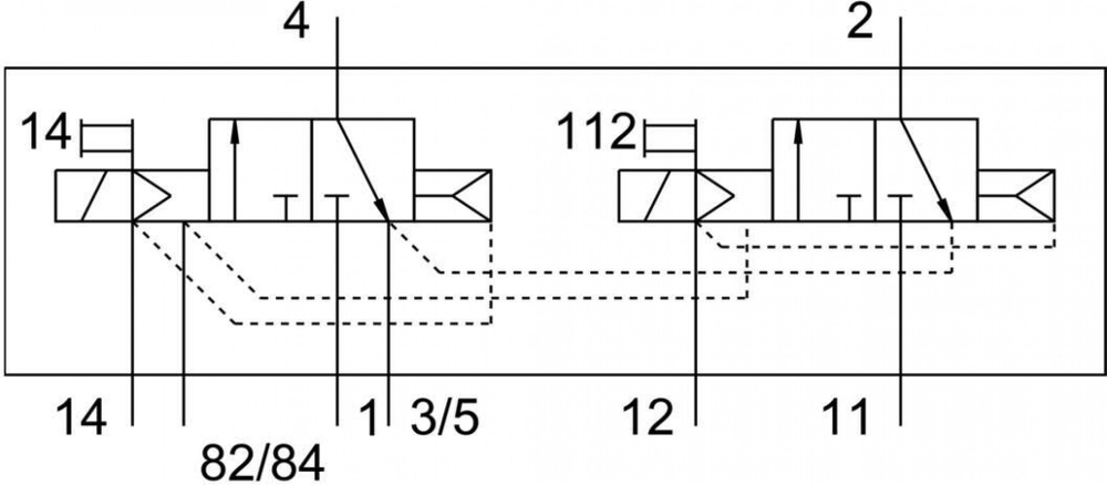 Распределитель с электроуправлением Festo CPV14-M1H-2X3-GLS-1/8