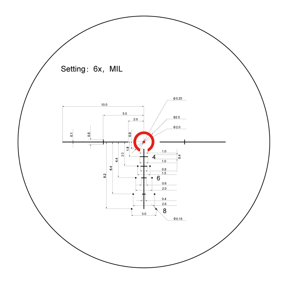 Оптический прицел Vector Optics Taurus 1-6x24 SFP, сетка VTC-CMIL, 30мм, азотозаполненный, с подсветкой (SCOC-42P)