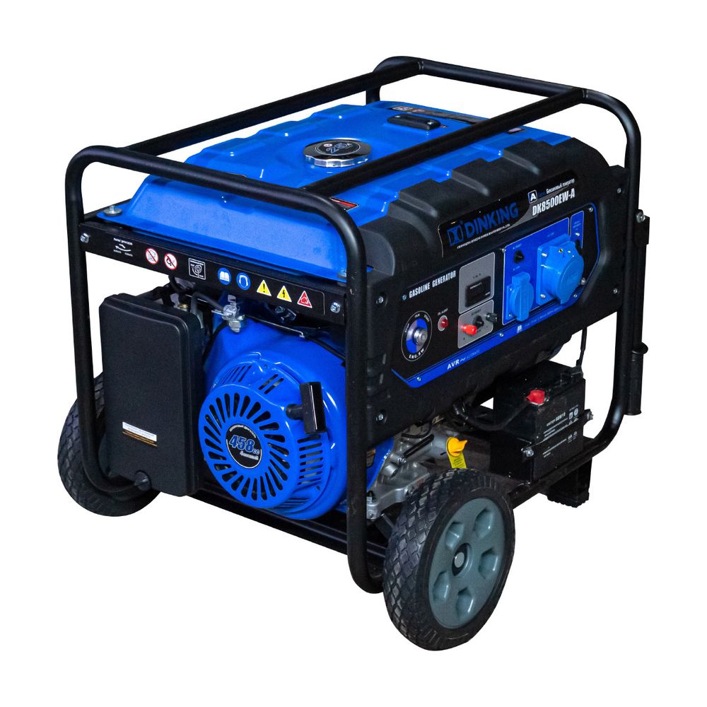 Генератор бензиновый Dinking DKA8500EW - [7.8 кВт / 220V] эл. пуск