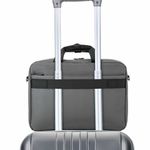 Сумка портфель BRAUBERG Expert с отделением для ноутбука 15,6", 2 отделения, серая, 30х40х12 см, 270825