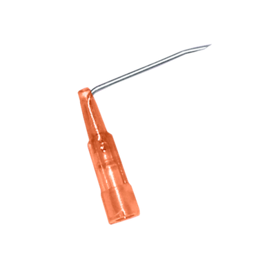 Игла Губера. Изогнутая, 90 °. Диаметр 19G (1,1 мм), длина 25 мм