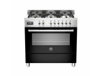 Варочный центр Bertazzoni, 6 конфорок, электрический духовой шкаф, 90 см Черный