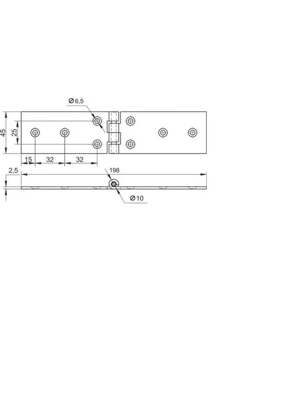 Петли мебельные бабочка металлические