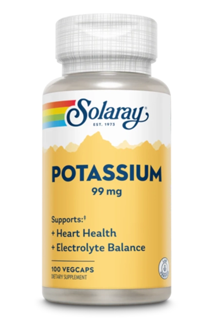 Potassium 99mg 100 capsules Solaray