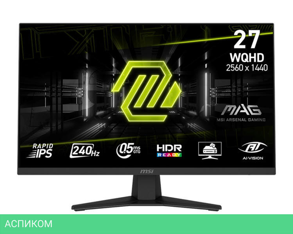 Монитор MSI Mag 274QF X24 черный (9S6-3CE41H-052)