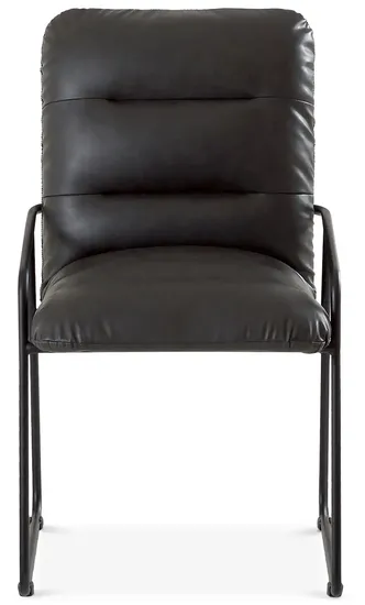 Cтул Grey Soft металлический серая экокожа