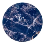 Набор кофейных столиков Bradex Home ов Tango темно-синий с чёрными ножками, 2шт