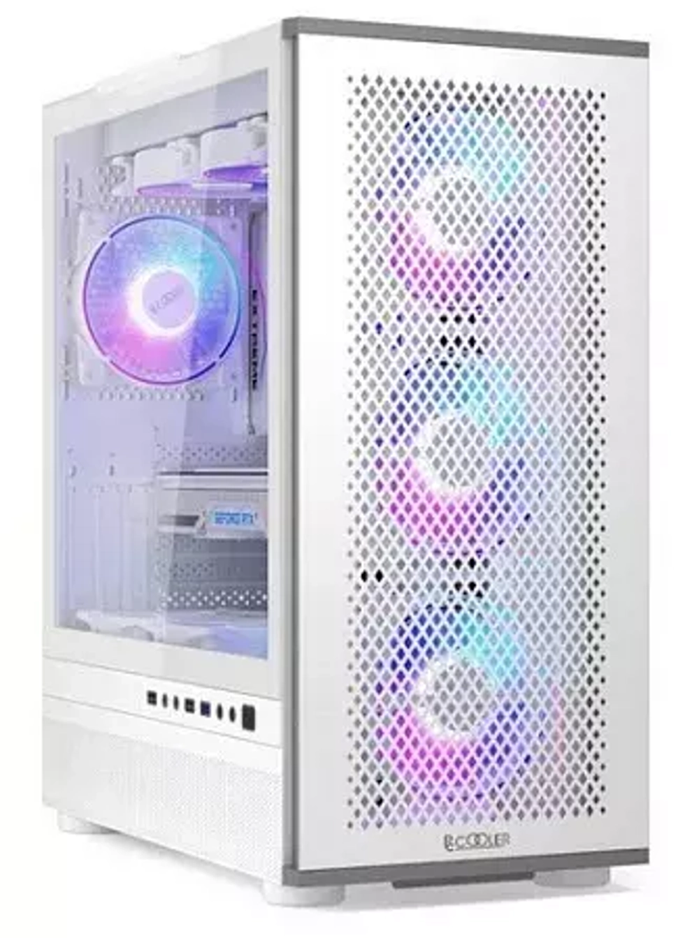 Корпус PCCooler (ME200W MESH WH)