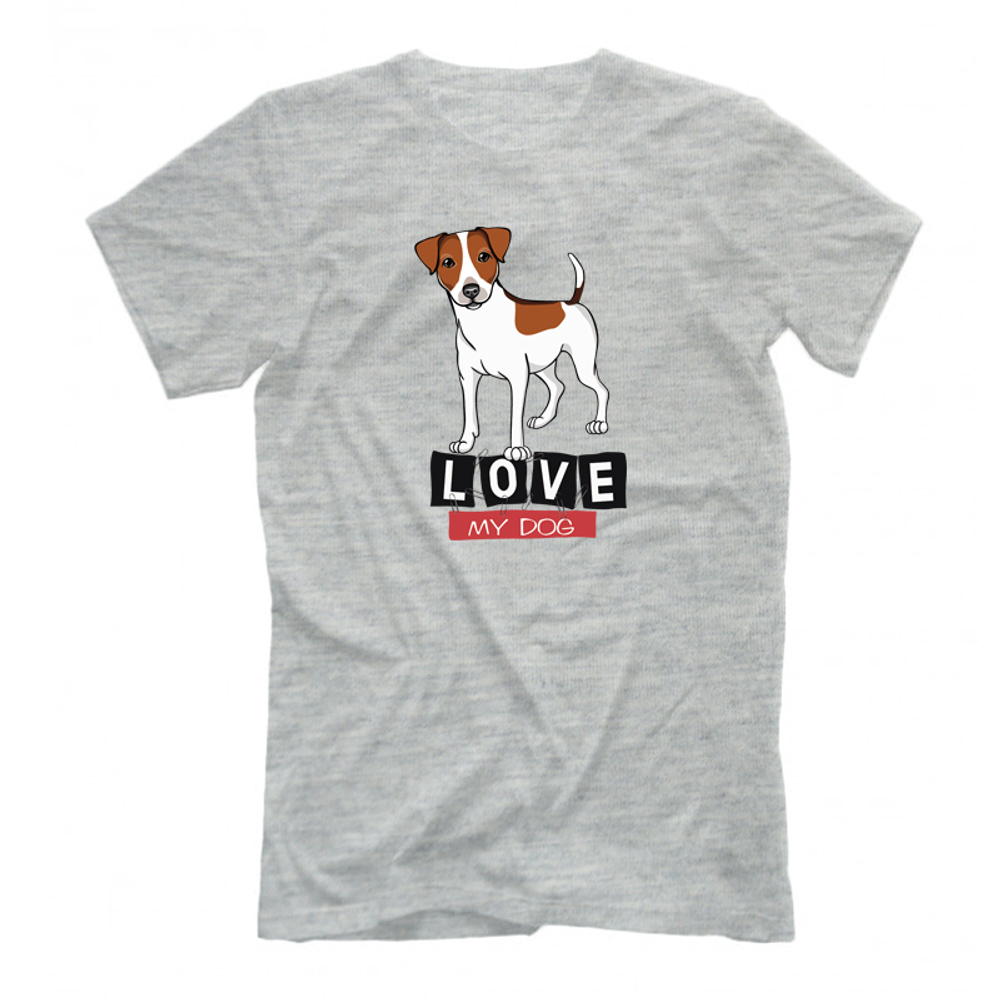 Футболка "Джек - люблю свою собаку"