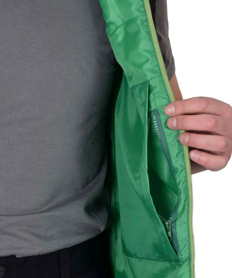 Жилет утепленный "Сириус-Стиль" (черный/зеленый)
