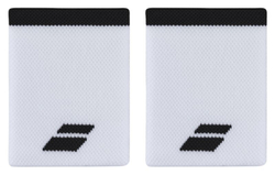 Теннисные напульсники Babolat Logo Jumbo Wristband - White