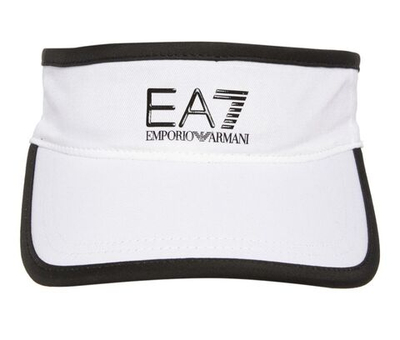 Теннисный козырек EA7 Woman Tennis Pro Visor Baseball Hat - White